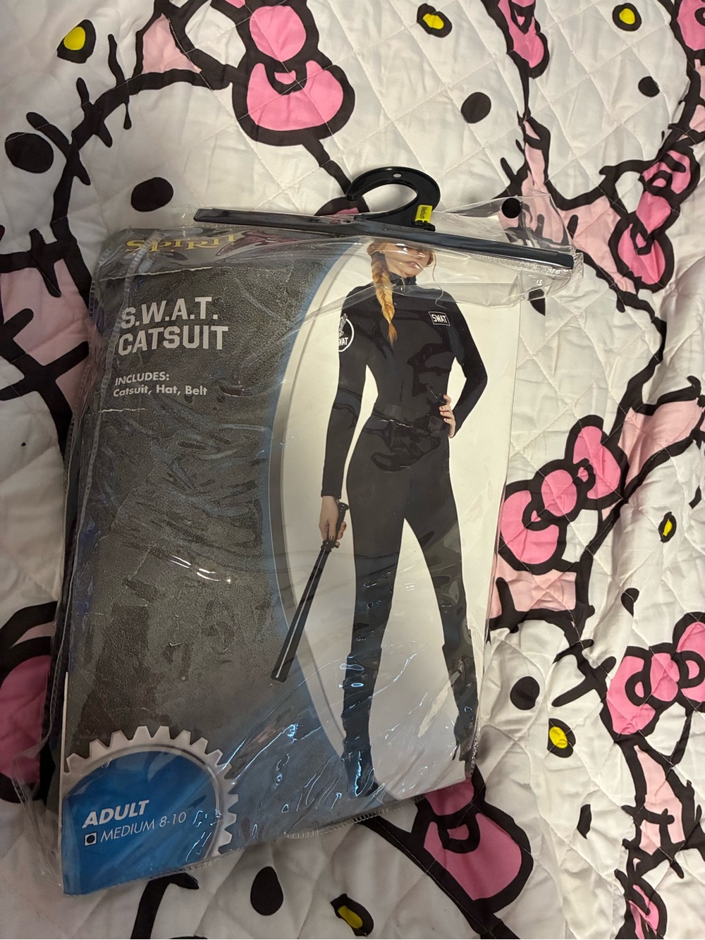 Spirit Black S.W.A.T. Catsuit Jumpsuit Costume